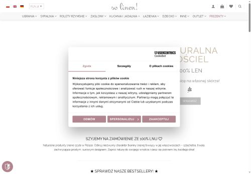 So linen! Monika Różańska Nina Wojciechowska s.c.